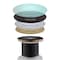 Kibi Pop Up Drain Stopper for Bathroom without Overflow KPW101ORB - alternate 8